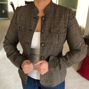 Tweed Banana Republic blazer
